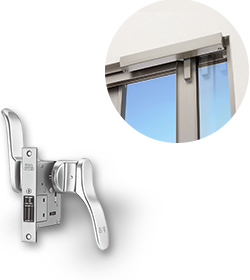 採風窓(引戸)用電気錠AWR-100、101